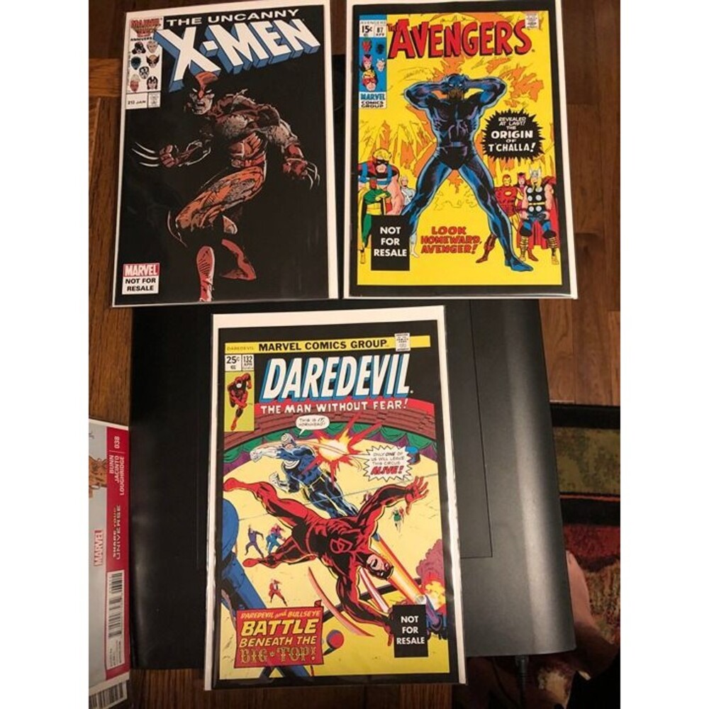 Daredevil 132 Reprint Toybiz 2nd Appearance of Bullseye+Avengers 87+X-men 213 VF